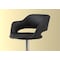 Monarch Specialties Bar Stool, Swivel, Bar Height, Adjustable, Metal, Pu Leather Look, Black, Chrome, Contemporary I 2357 - alternate 3